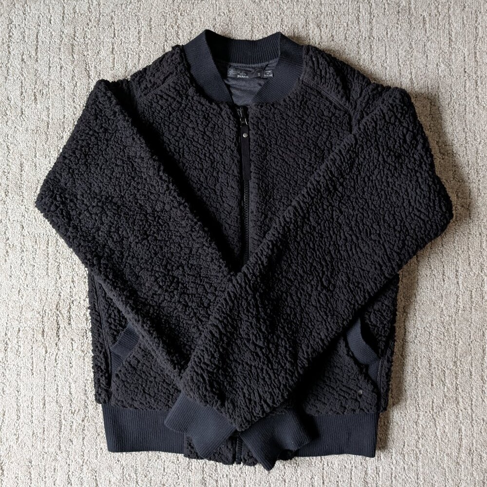 Prana Polar Escape fleece reversible bomber jacket